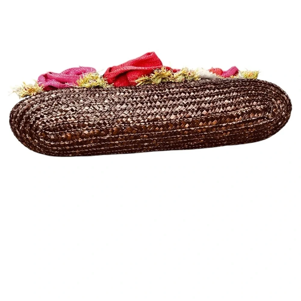 Flora Bella Straw Handbag - Picture 6 of 11